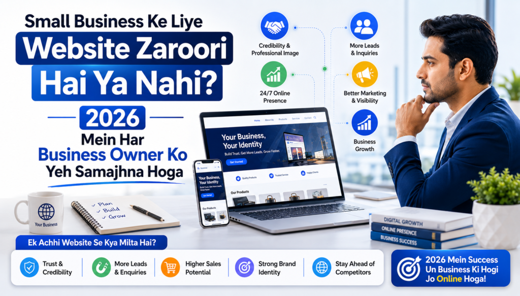 small business ke liye website by globalyze